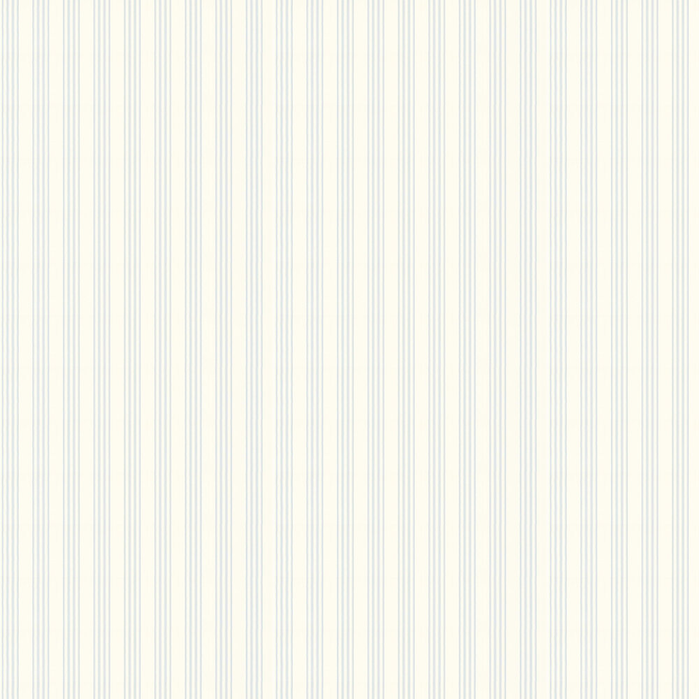 Palatine Stripe Wallpaper - Sky - by Ralph Lauren