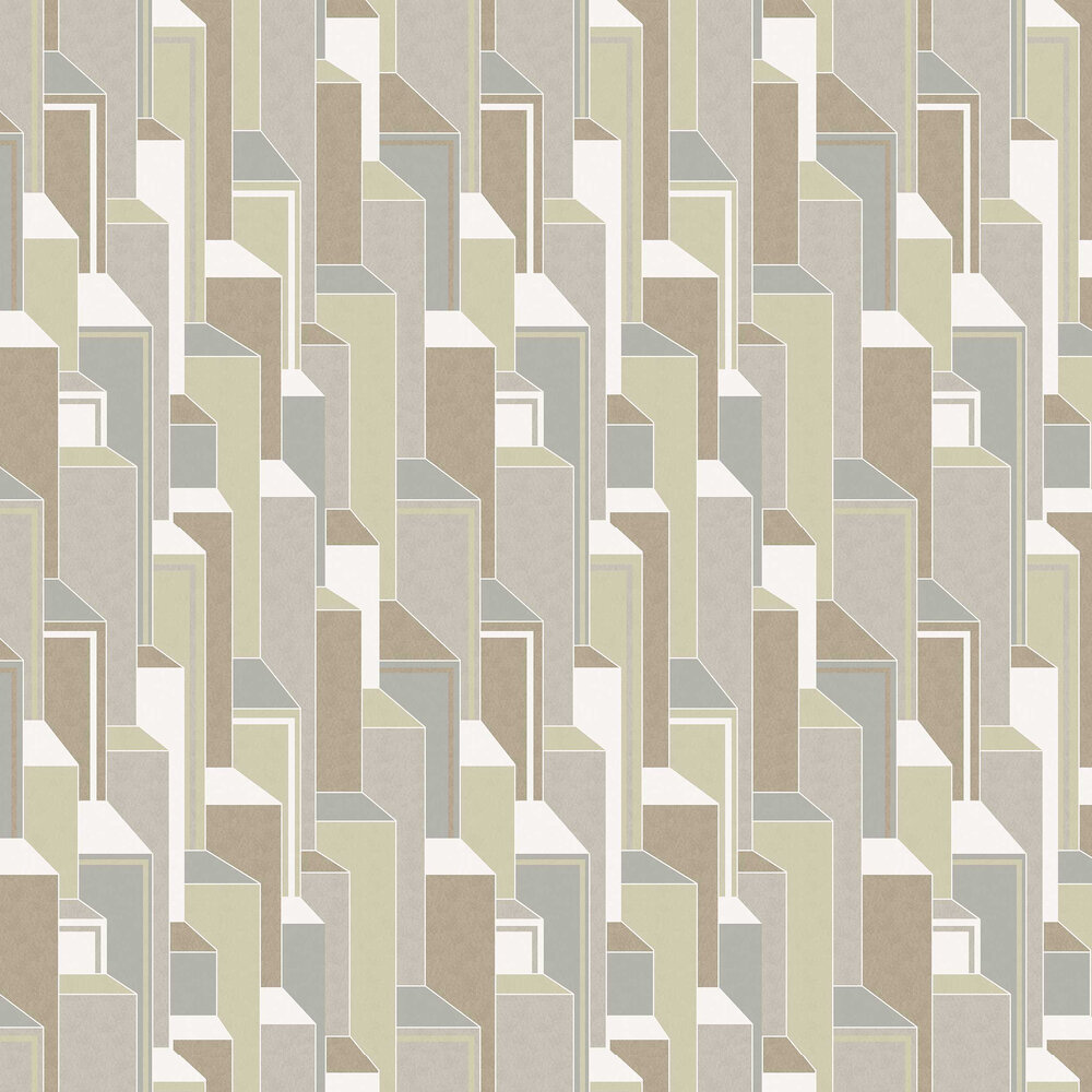 Levels Wallpaper - Brass - by Coordonne