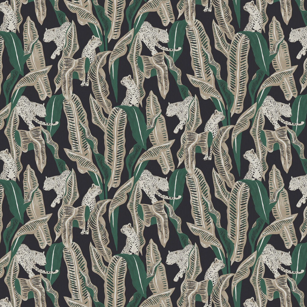 Jagar Wallpaper - Emerald - by Masureel