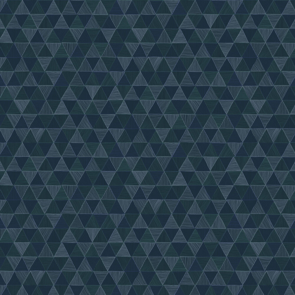 Kona Wallpaper - Sapphire - by Masureel