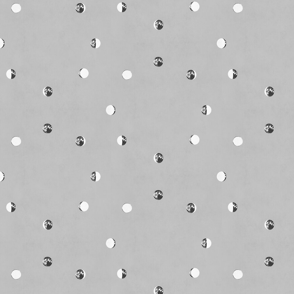 Lunatic Wallpaper - Full grey - by Coordonne