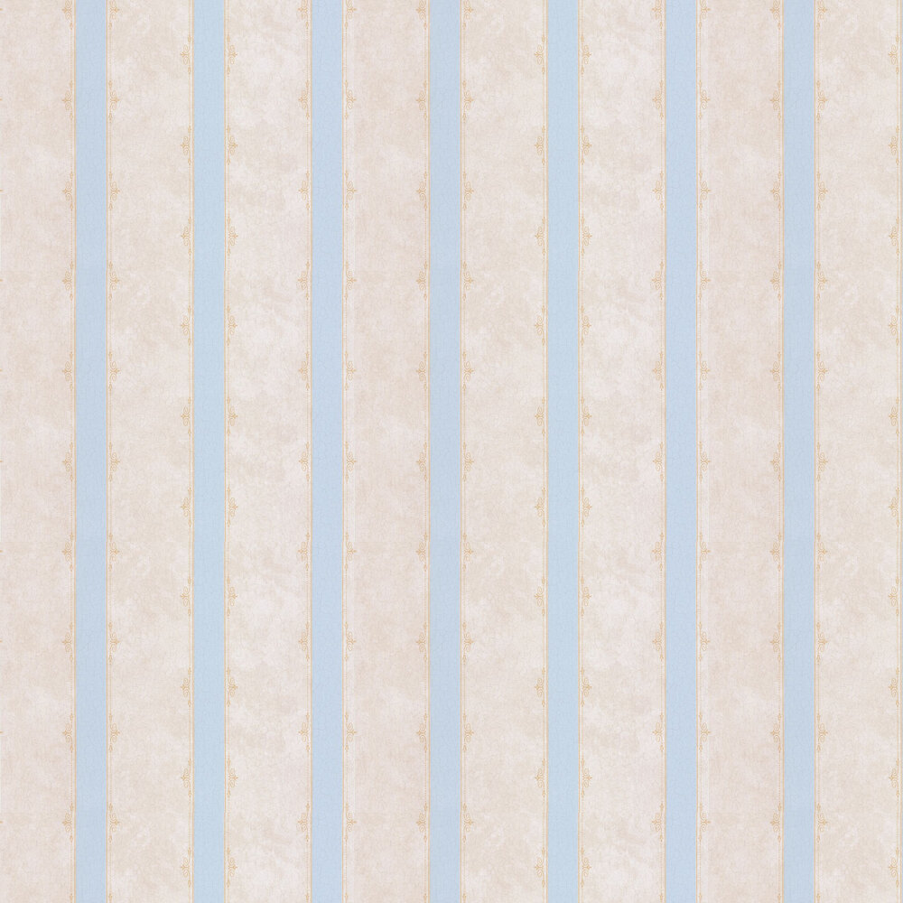 Madelyn Stripes Wallpaper - Blue - by SK Filson