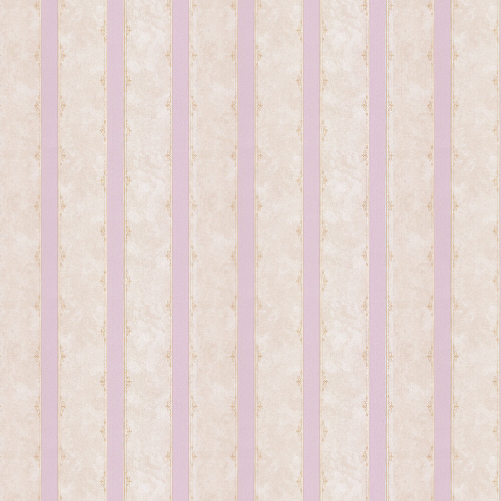 Madelyn Stripes Wallpaper - Lilac - by SK Filson