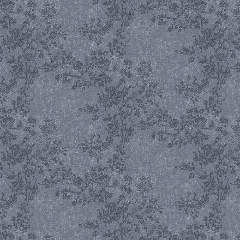 Branches Wallpaper - Denim - by New Walls
