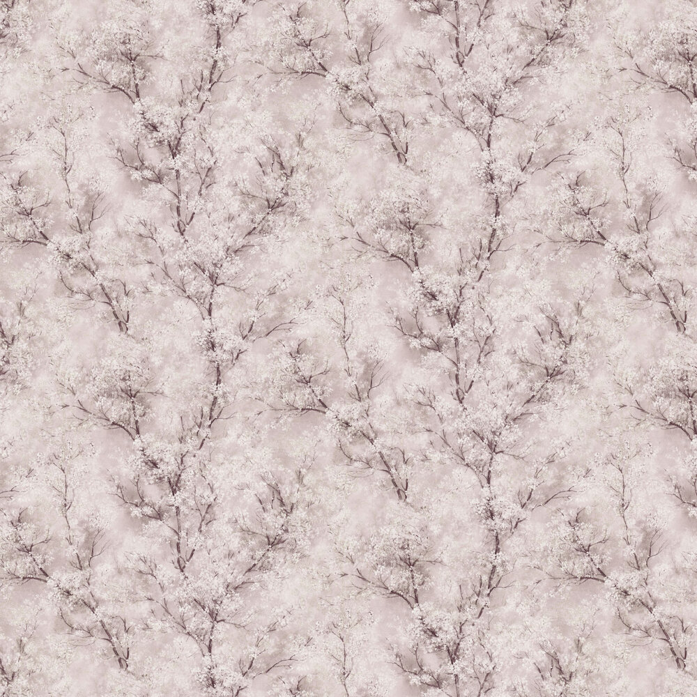 Treescape Wallpaper - Pink - by New Walls
