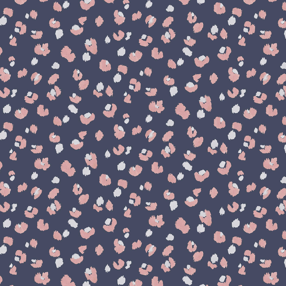 Amur Wallpaper - Navy - by Albany
