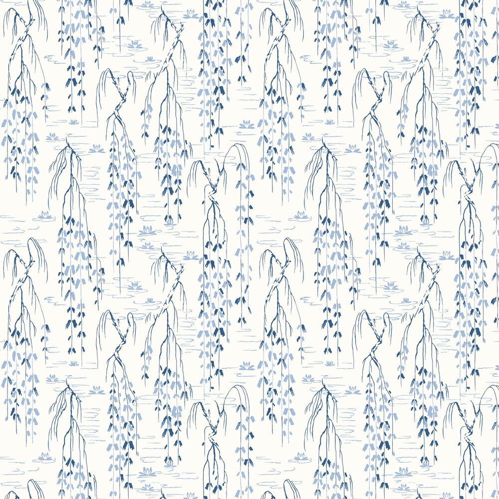 Sabi Wallpaper - Blue - by Coordonne