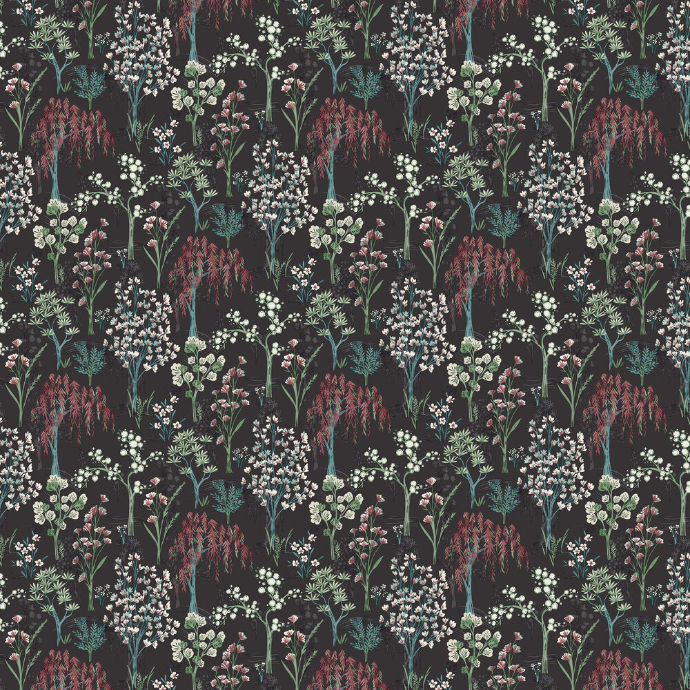Kieder Wallpaper - Charcoal - by Albany