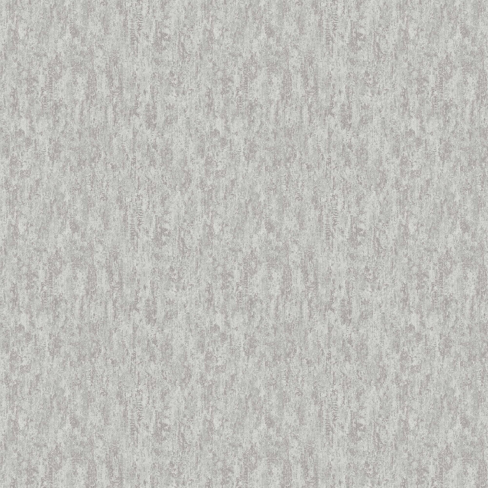 Distressed Metallic Wallpaper - Grey - by Albany