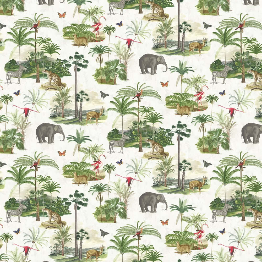 Graham & Brown Wallpaper Tropique Zoo 107598
