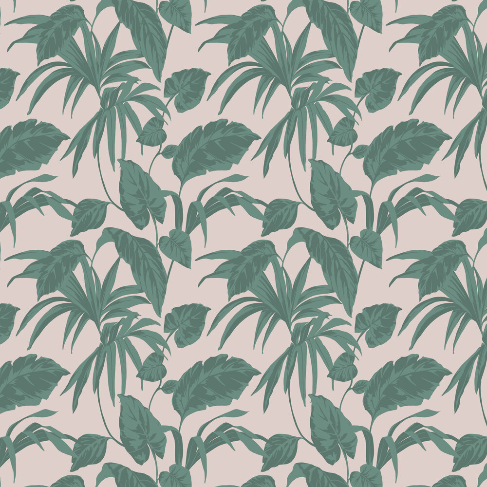 Palma Wallpaper - Blush - by Graham & Brown