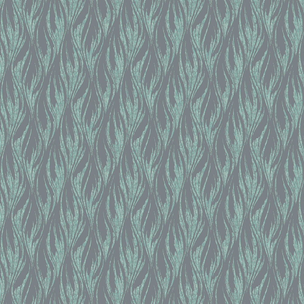 Ripple Wallpaper - Mineral - by 1838 Wallcoverings