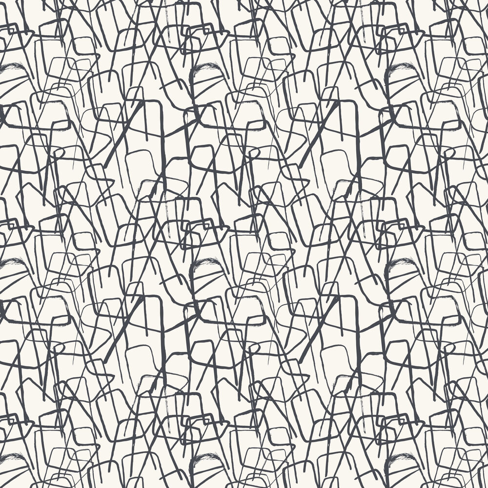 1080 Cadires Wallpaper - White - by Tres Tintas