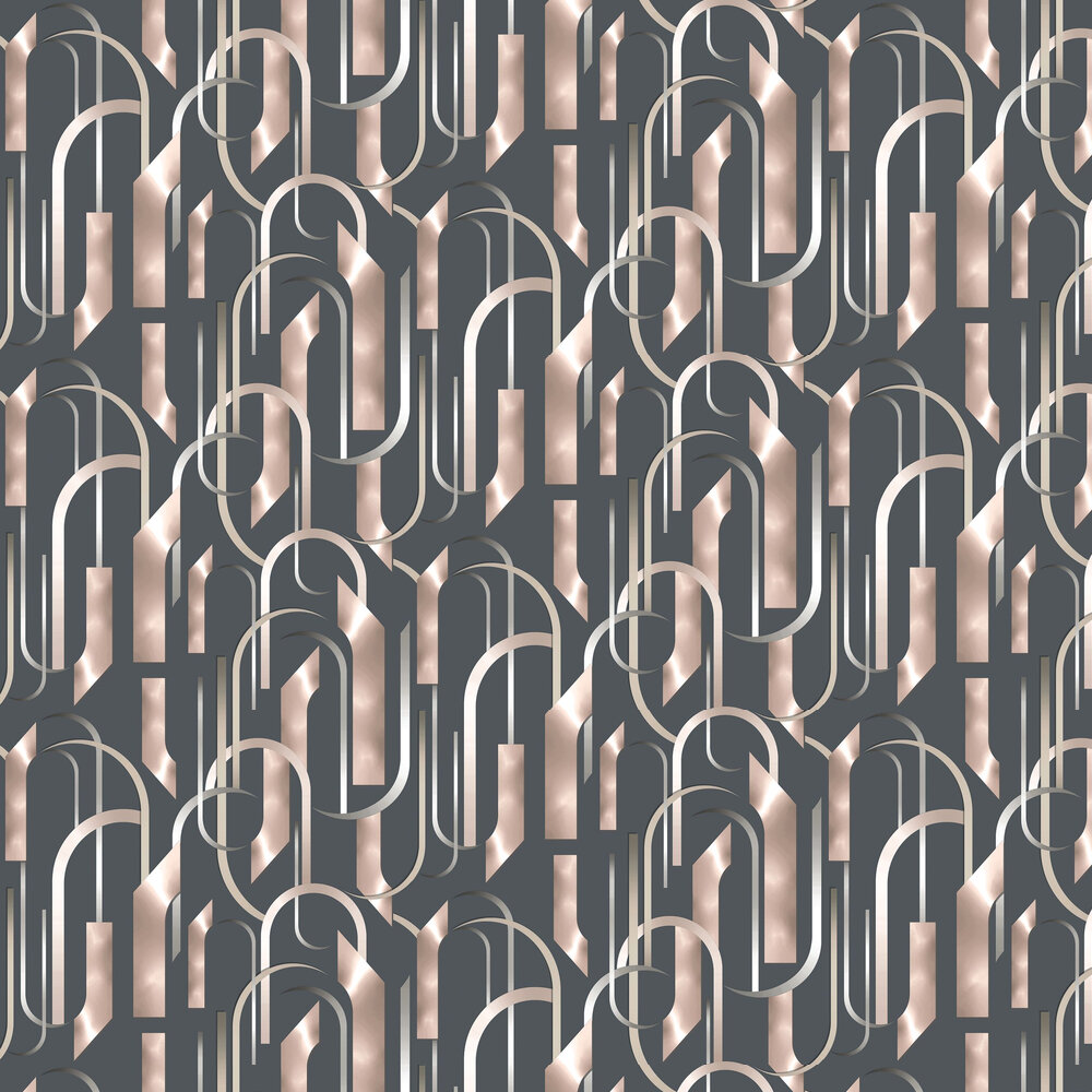 Arch Wallpaper - Slate - by Tres Tintas