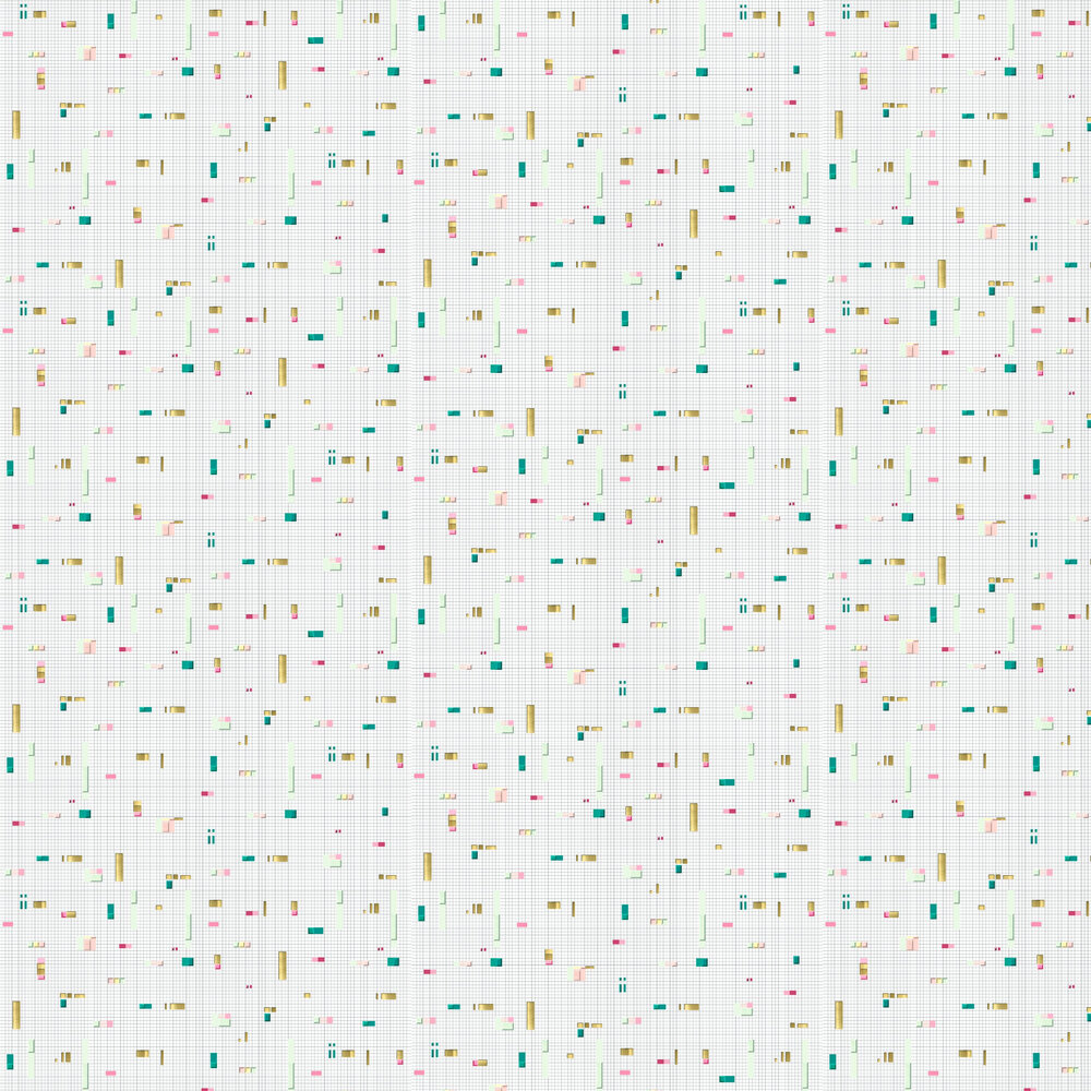 Pixel Wallpaper - White - by Tres Tintas
