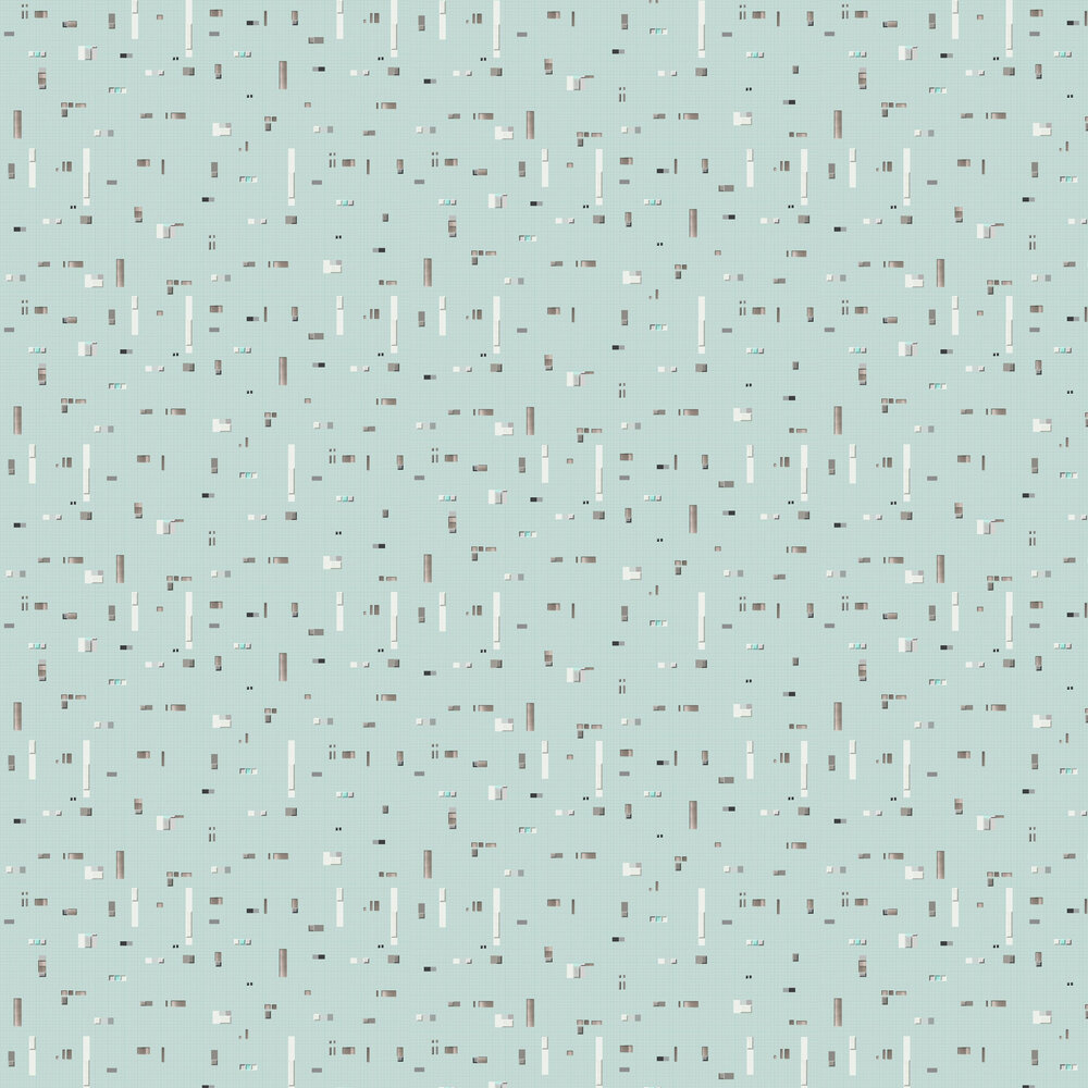 Pixel Wallpaper - Mint - by Tres Tintas