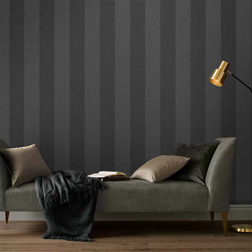 Heritage Plaid by Graham & Brown - Grey - Wallpaper : Wallpaper Direct