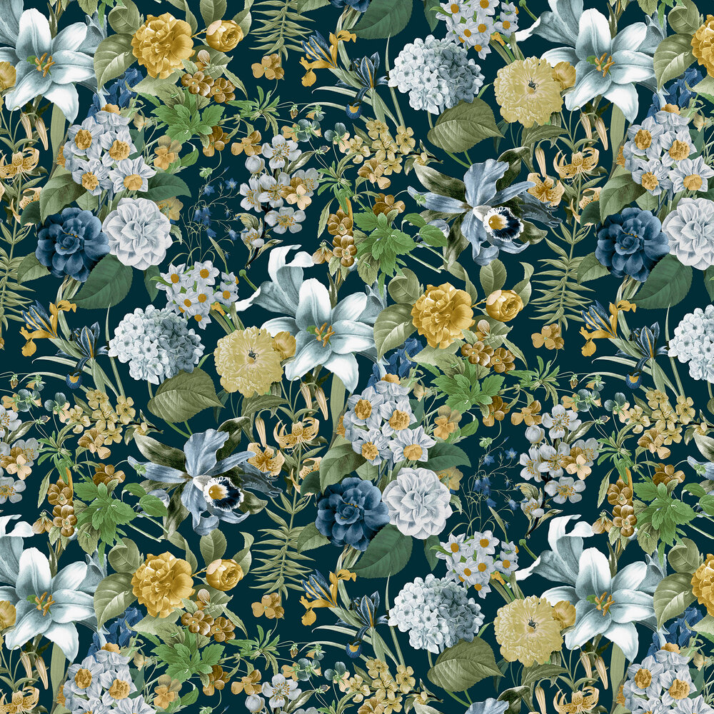 Glasshouse Flora Wallpaper - by Graham & Brown