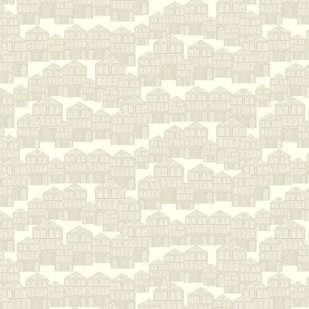 Maison Wallpaper - Ivory - by 1838 Wallcoverings