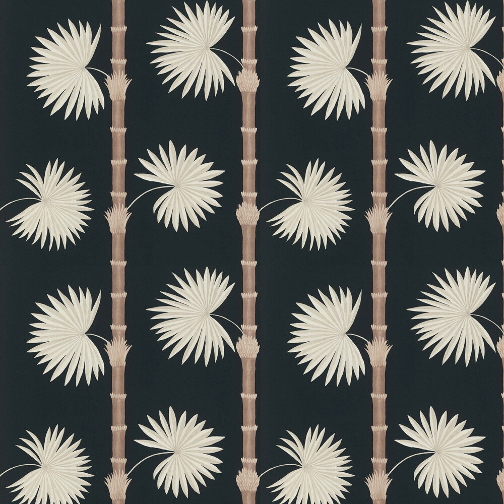 Hardy Palm Wallpaper - Acqua Viva - by Paint & Paper Library