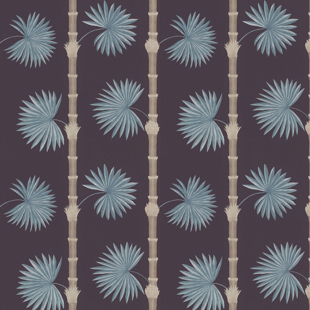 Hardy Palm Wallpaper - Perse Grey - by Paint & Paper Library