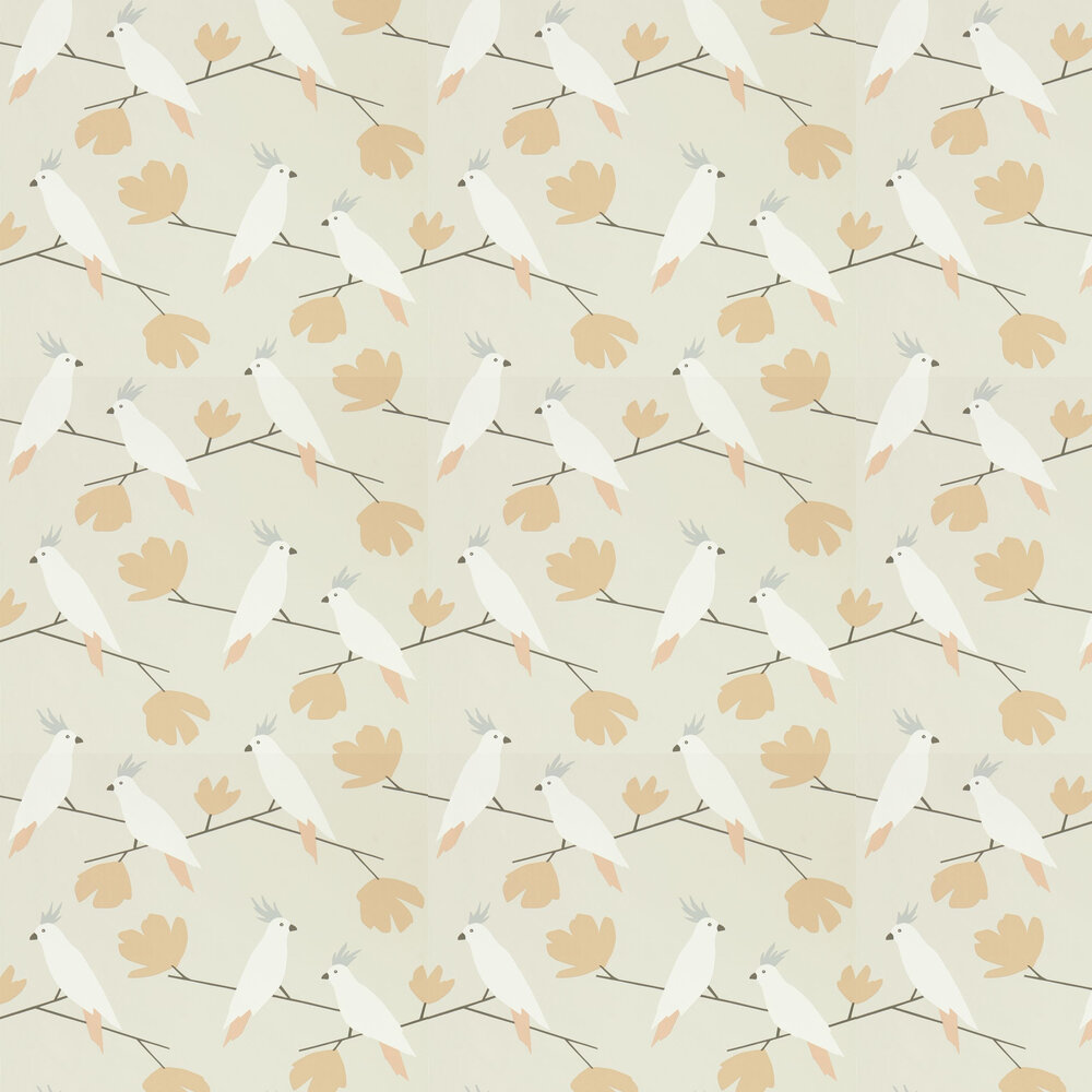 Love Birds Wallpaper - Blush - by Scion