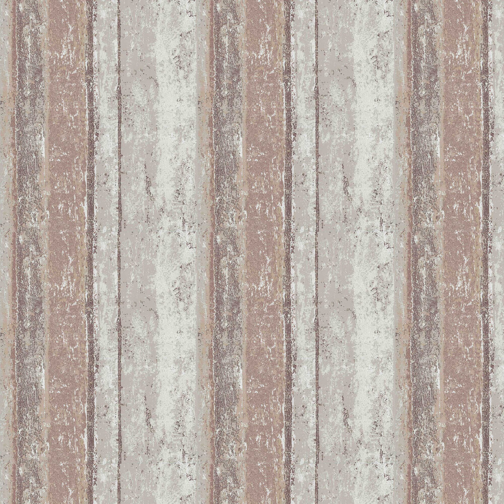 Linea Wallpaper - Coral - by 1838 Wallcoverings