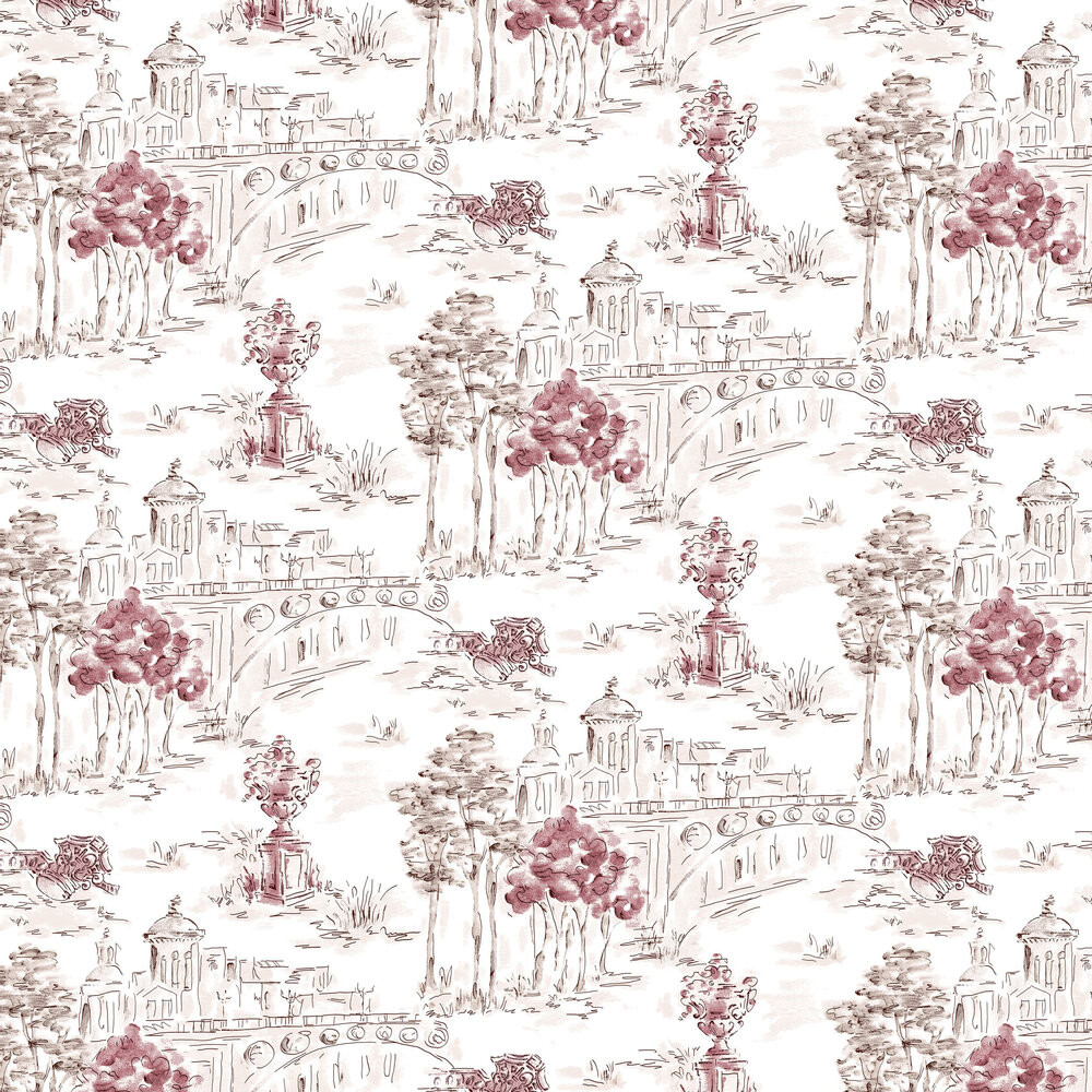 Paisaje Wallpaper - Pink - by Coordonne