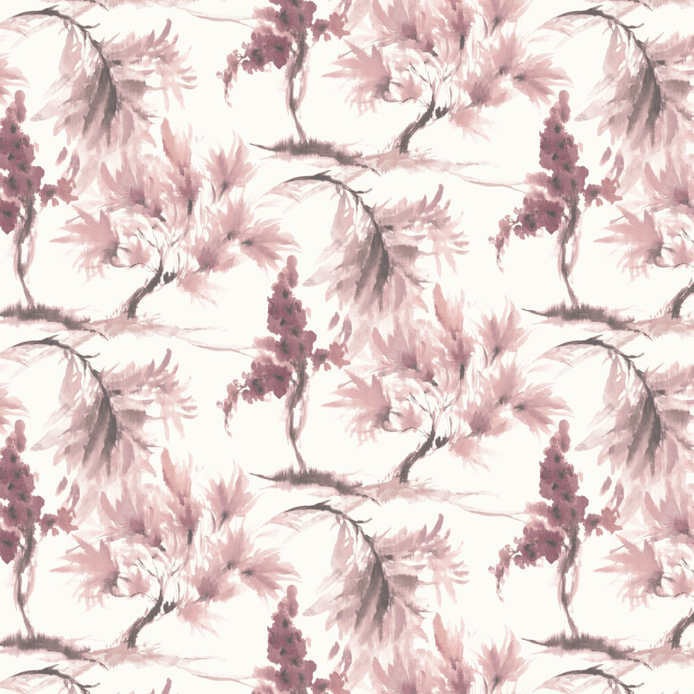 Mimosa Wallpaper - Pink Stucco - by 1838 Wallcoverings