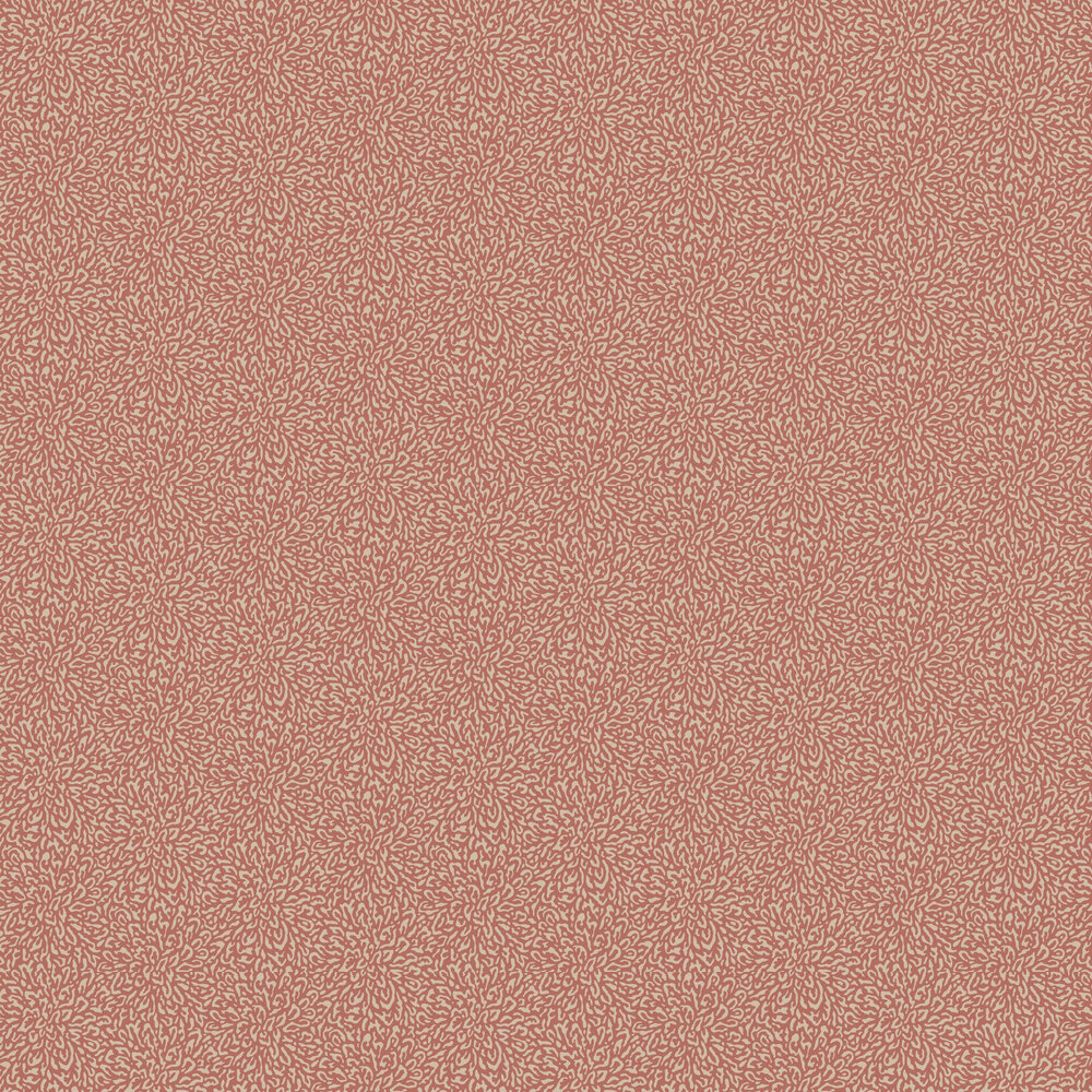 Corallo Wallpaper - Red Clay - by 1838 Wallcoverings