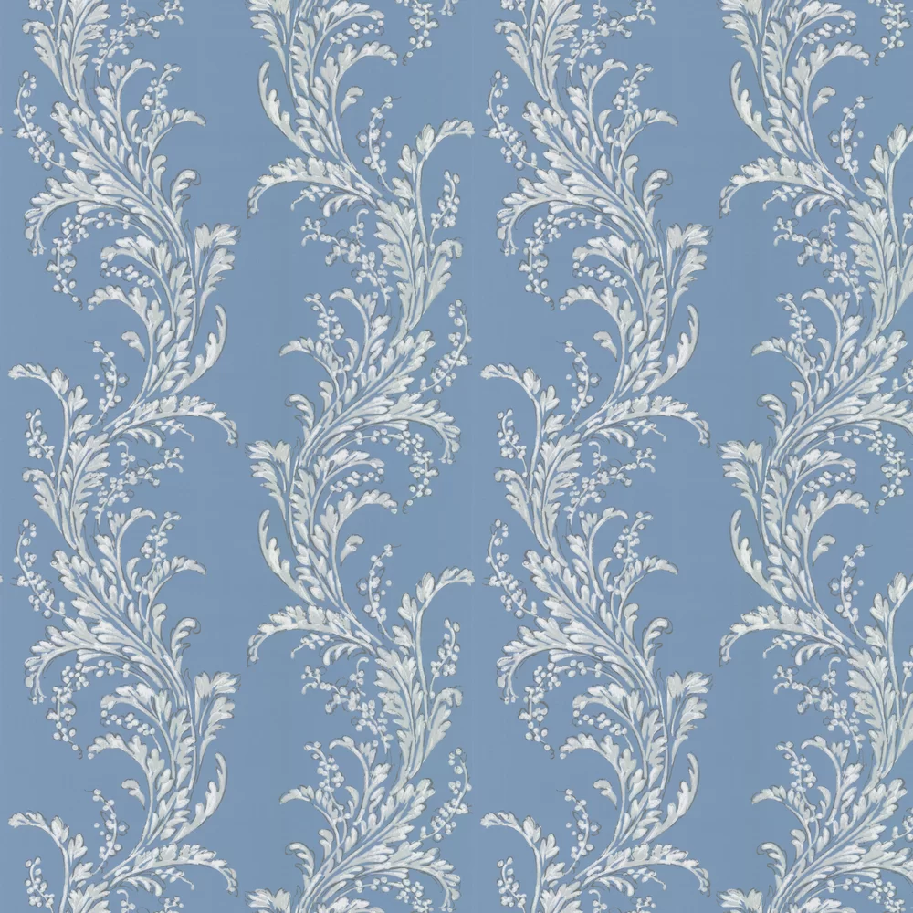 Volanges by Manuel Canovas - Sky blue - Wallpaper : Wallpaper Direct