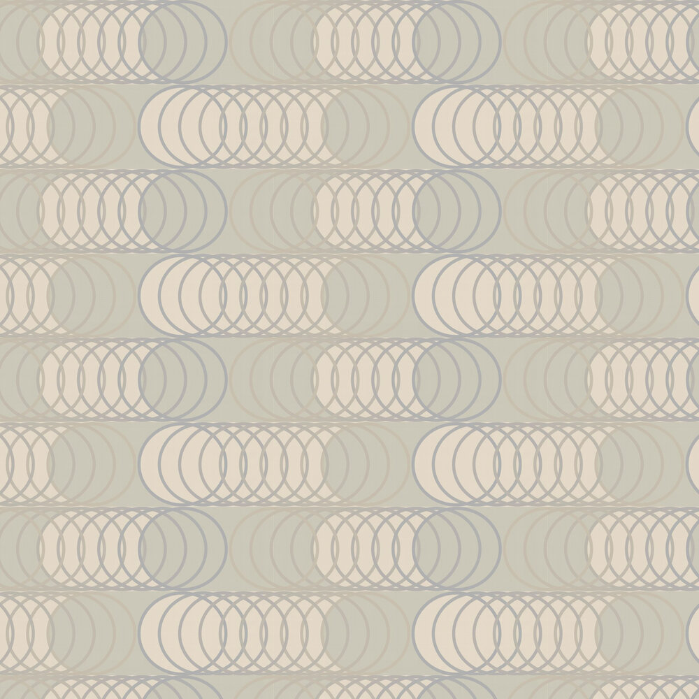 Circles Wallpaper - Taupe - by Tres Tintas