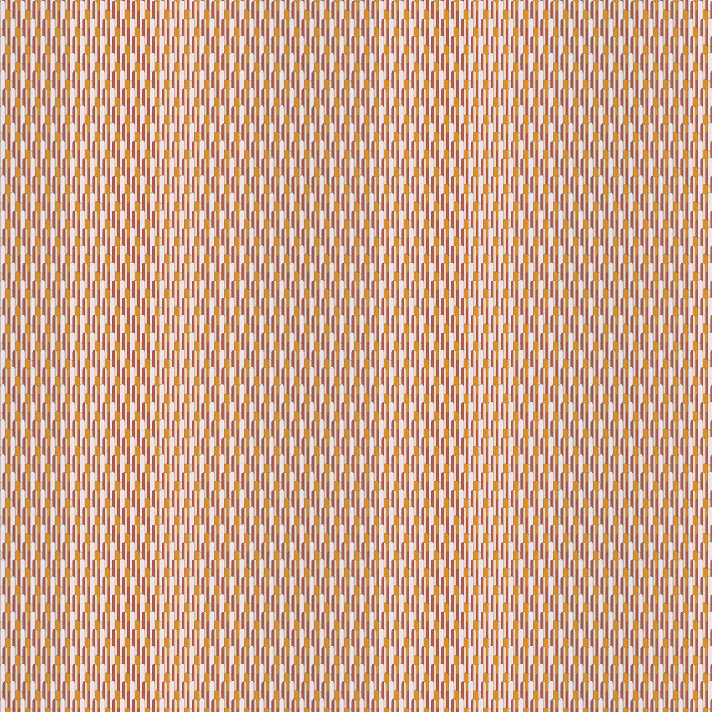 Deco Wallpaper - Plum / Orange - by Tres Tintas