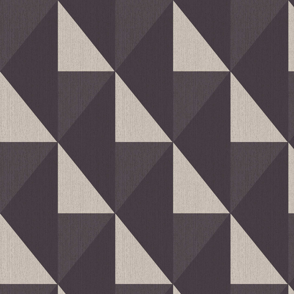 Bold Diamond Wallpaper - Grey - by Eijffinger