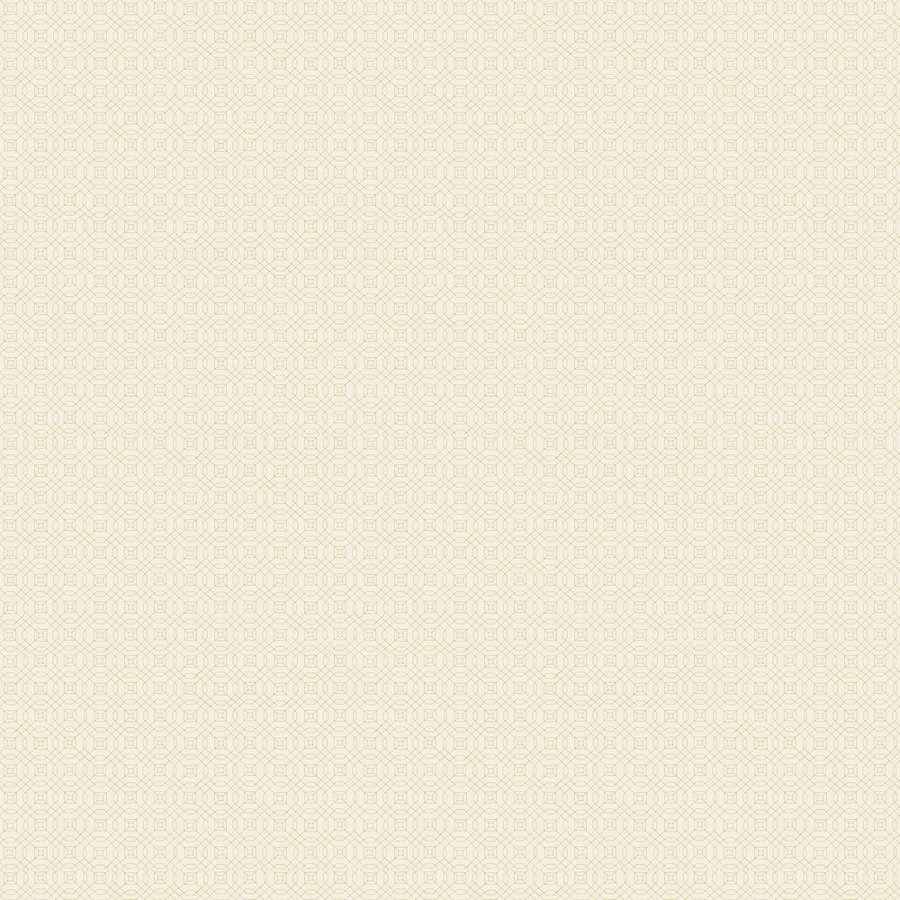 Mini Geo Line Wallpaper - Gold - by Galerie