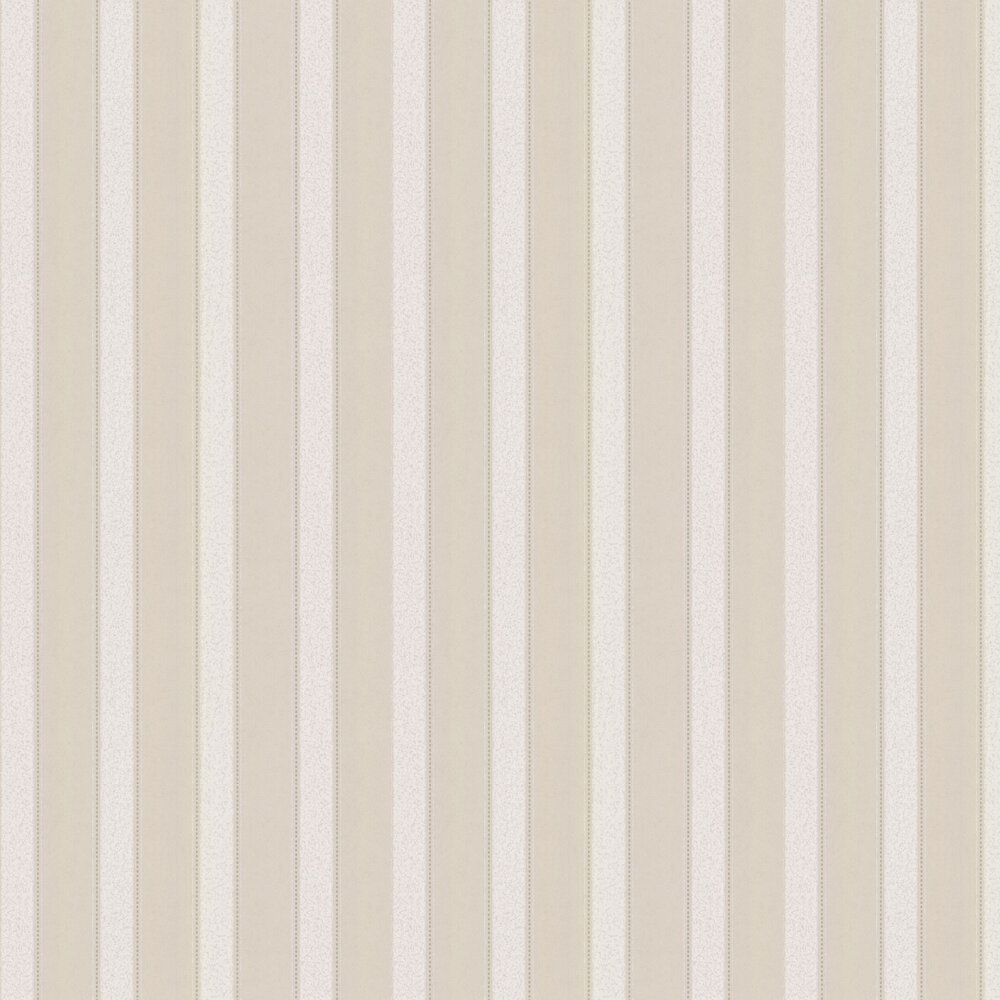 Sonning Stripe Wallpaper - Country Linen - by Sanderson