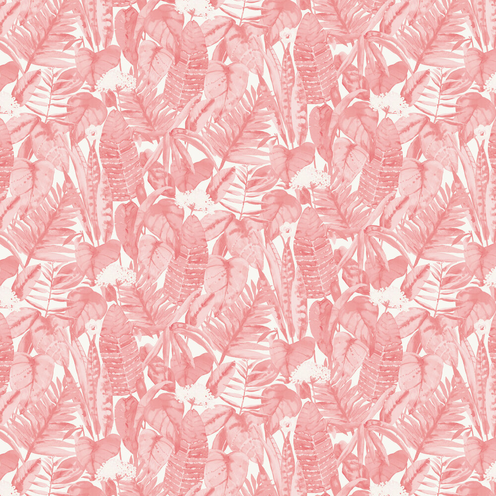 Tropical Wallpaper - Pink Lemonade - by Tempaper