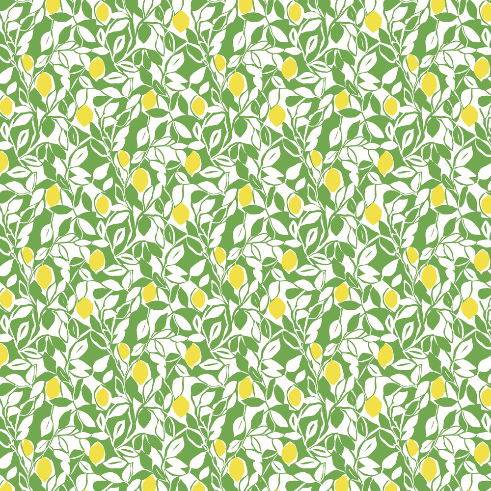Loretto Wallpaper - Green / Yellow  - by A Street Prints