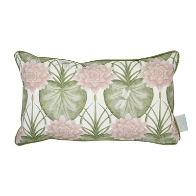 The Chateau by Angel Strawbridge Cushion Lily Garden Rectangular Cushion LIY/CRE/03050PI