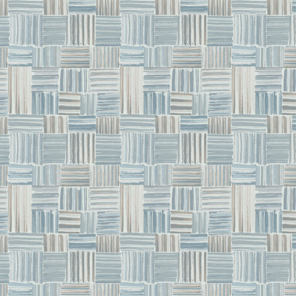 Palenque Wallpaper - Blue - by Missoni Home