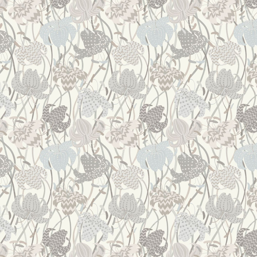 Lilium Wallpaper - Cream - by Missoni Home