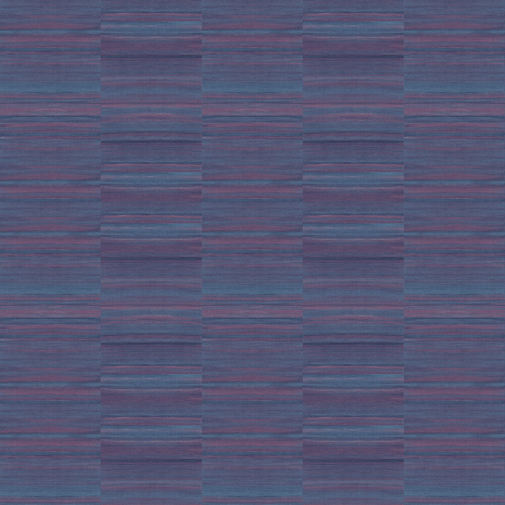 Silk Wallpaper - Blue/ Purple - by Coordonne