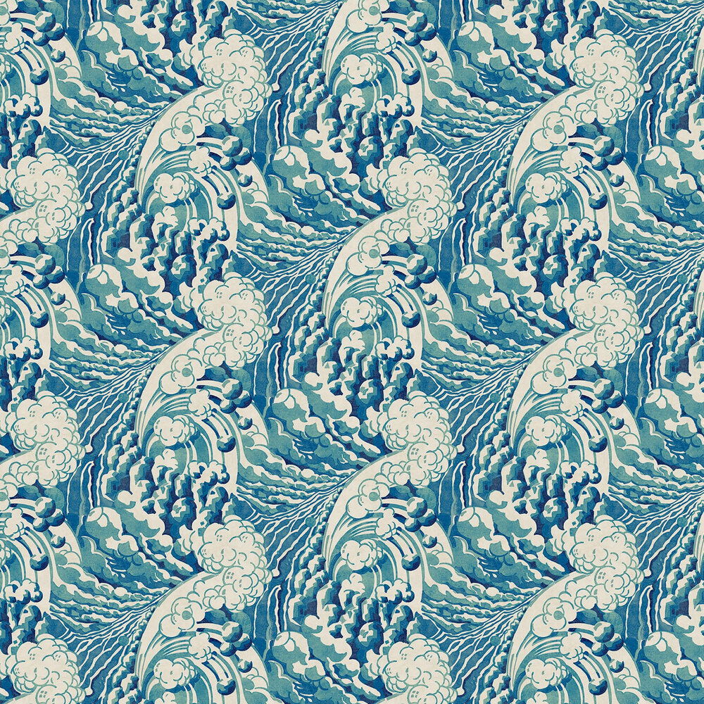 The Wave Wallpaper - Ocean - by Linwood