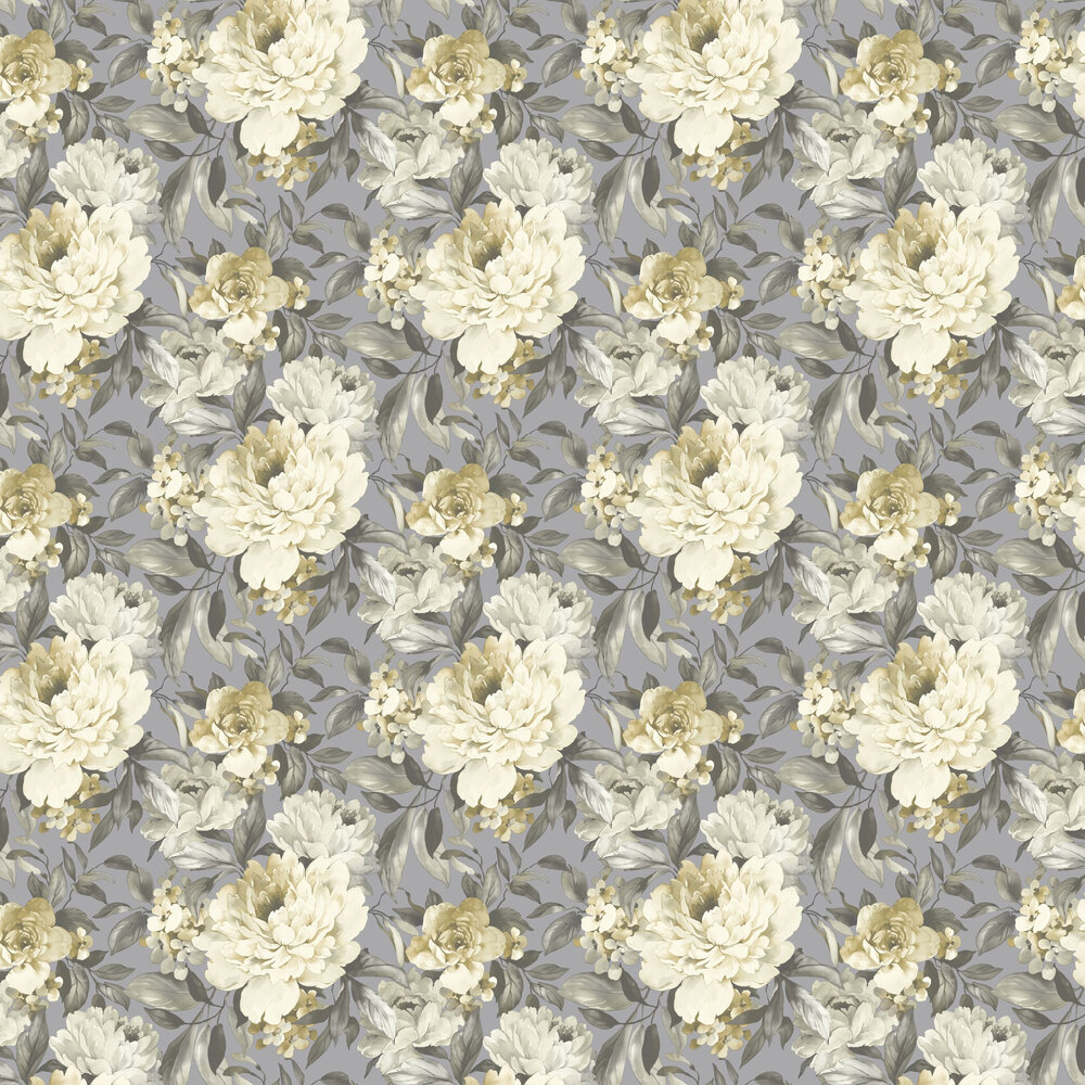 Gardenia Wallpaper - Ochre - by Albany