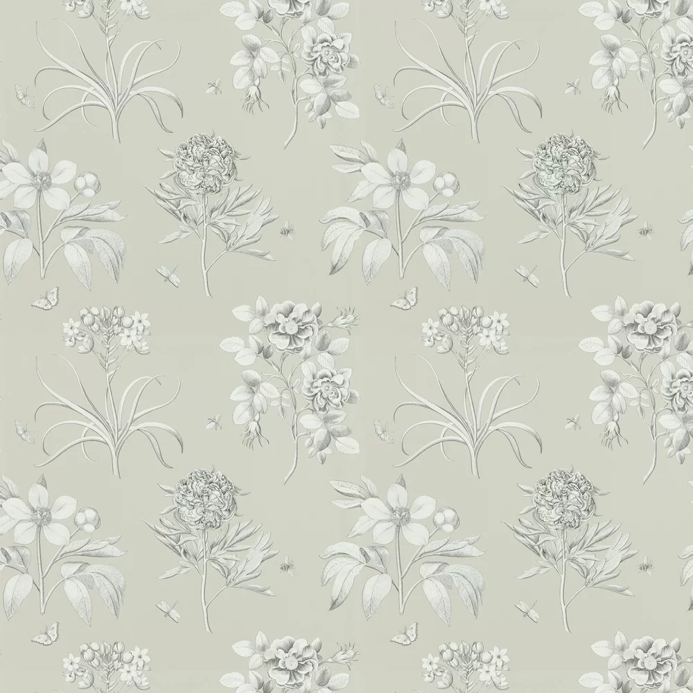 Sanderson Wallpaper Etchings and Roses 216975