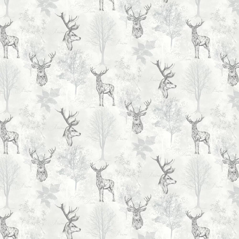 Arthouse Wallpaper Etched Stag 901808