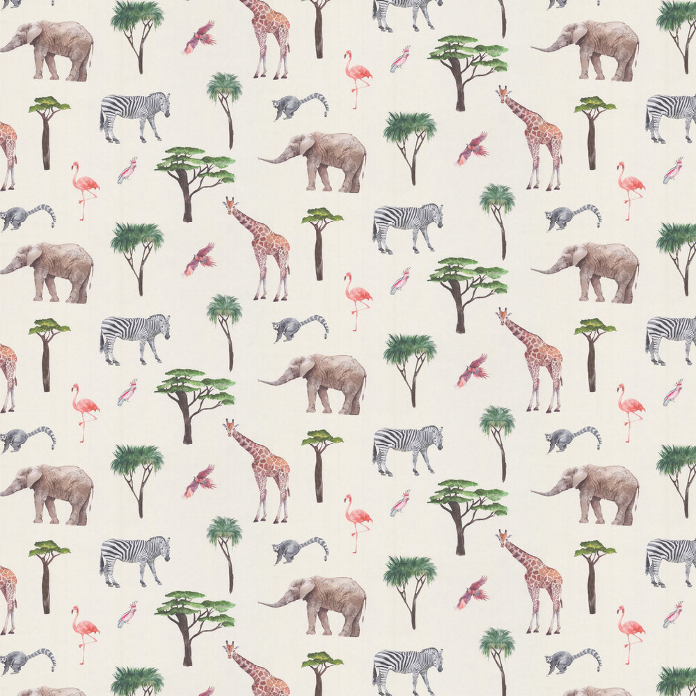 Safari Park Wallpaper - Jungle - by Prestigious