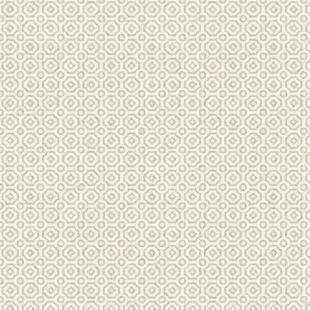 Queen's Quarter Wallpaper - Mica on Parchment - by Cole & Son