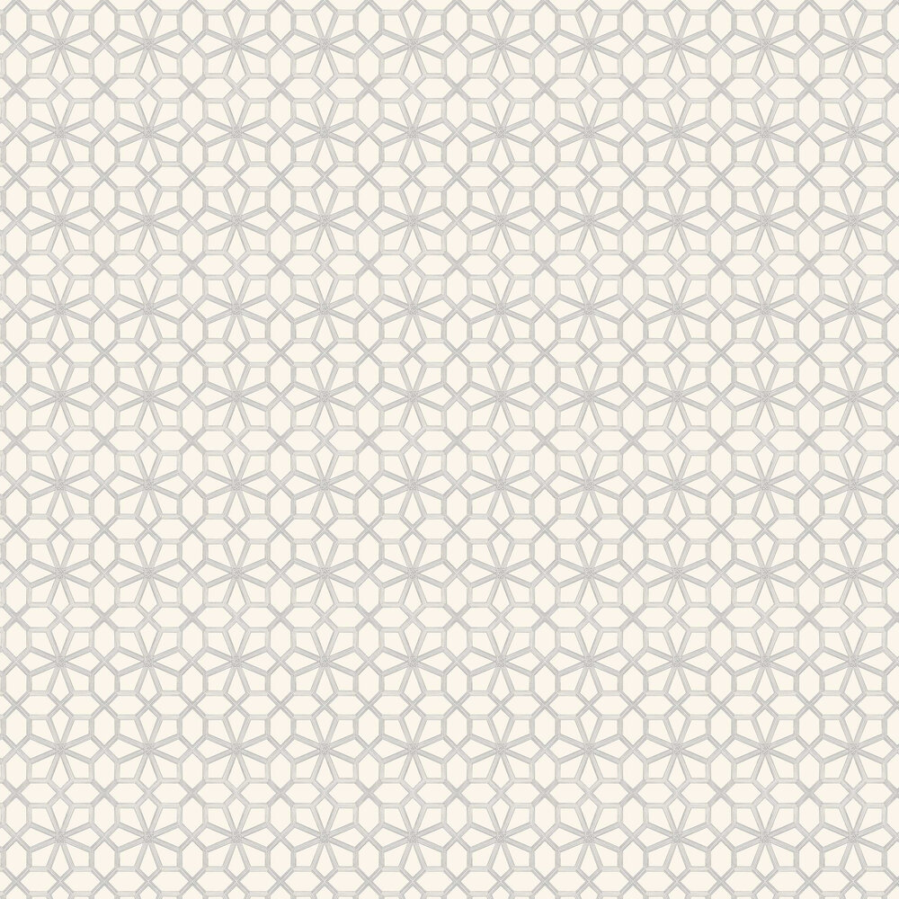 Wolsey Stars Wallpaper - Soot / Snow - by Cole & Son