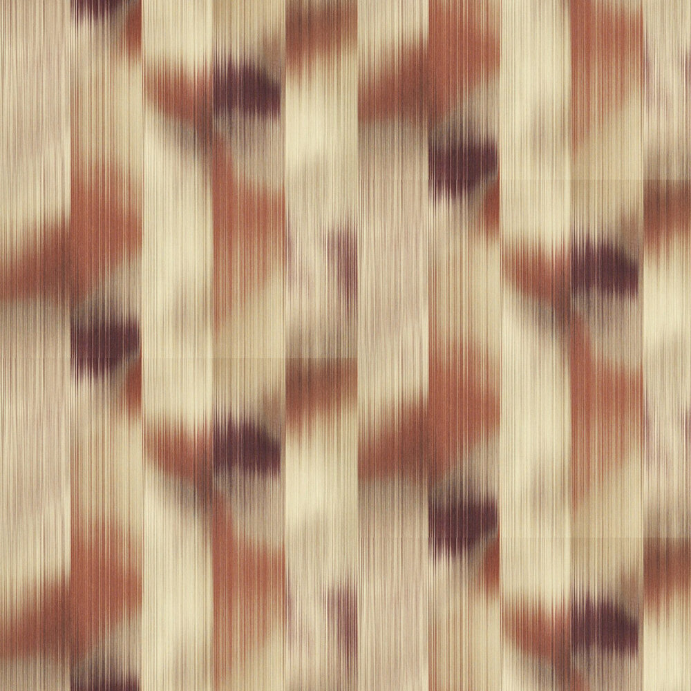 Oscillation Wallpaper - Rosewood / Fig - by Harlequin